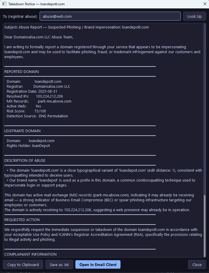 Feature screenshot